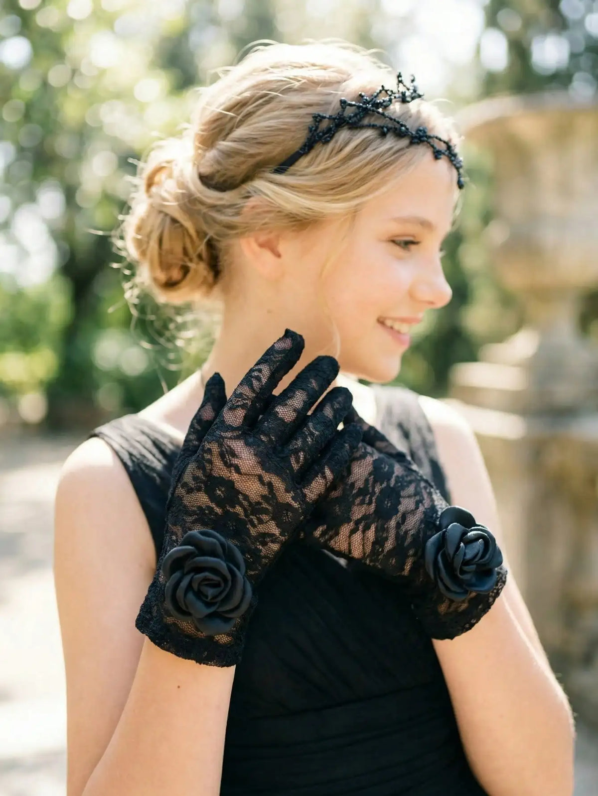 1pair of adult women wedding gloves, party bridal gloves