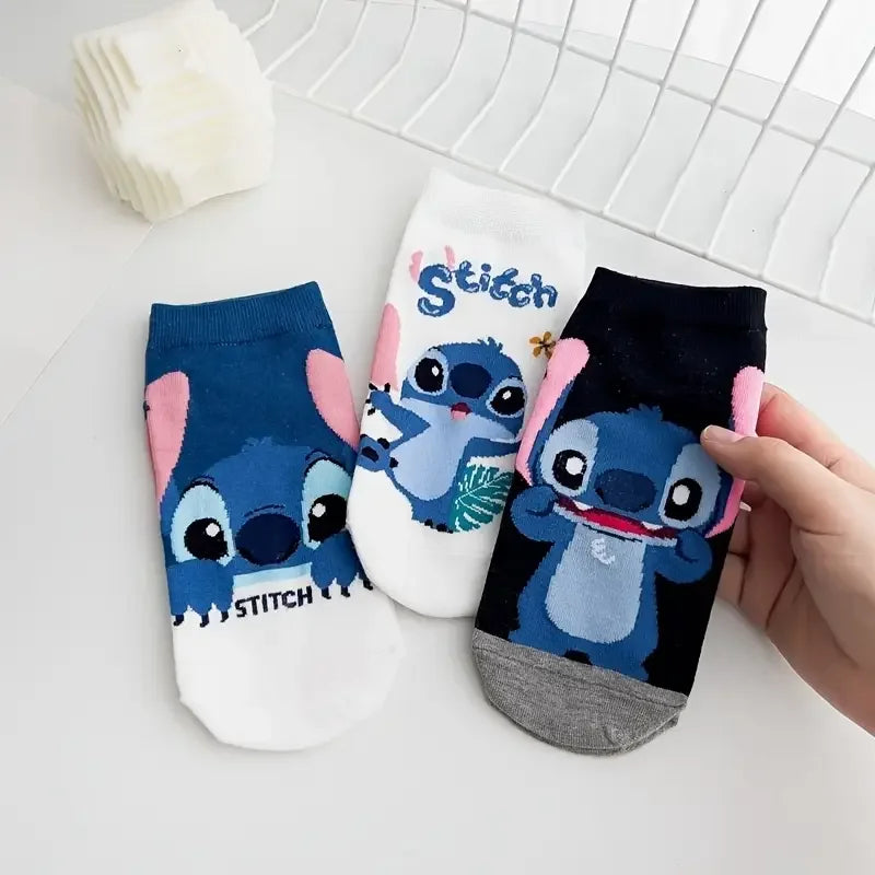10 Pairs of Random Women's Short Socks Fashionable Cute and Funny Cartoon Knitted Unisex Casual Socks Suitable For Daily Wear