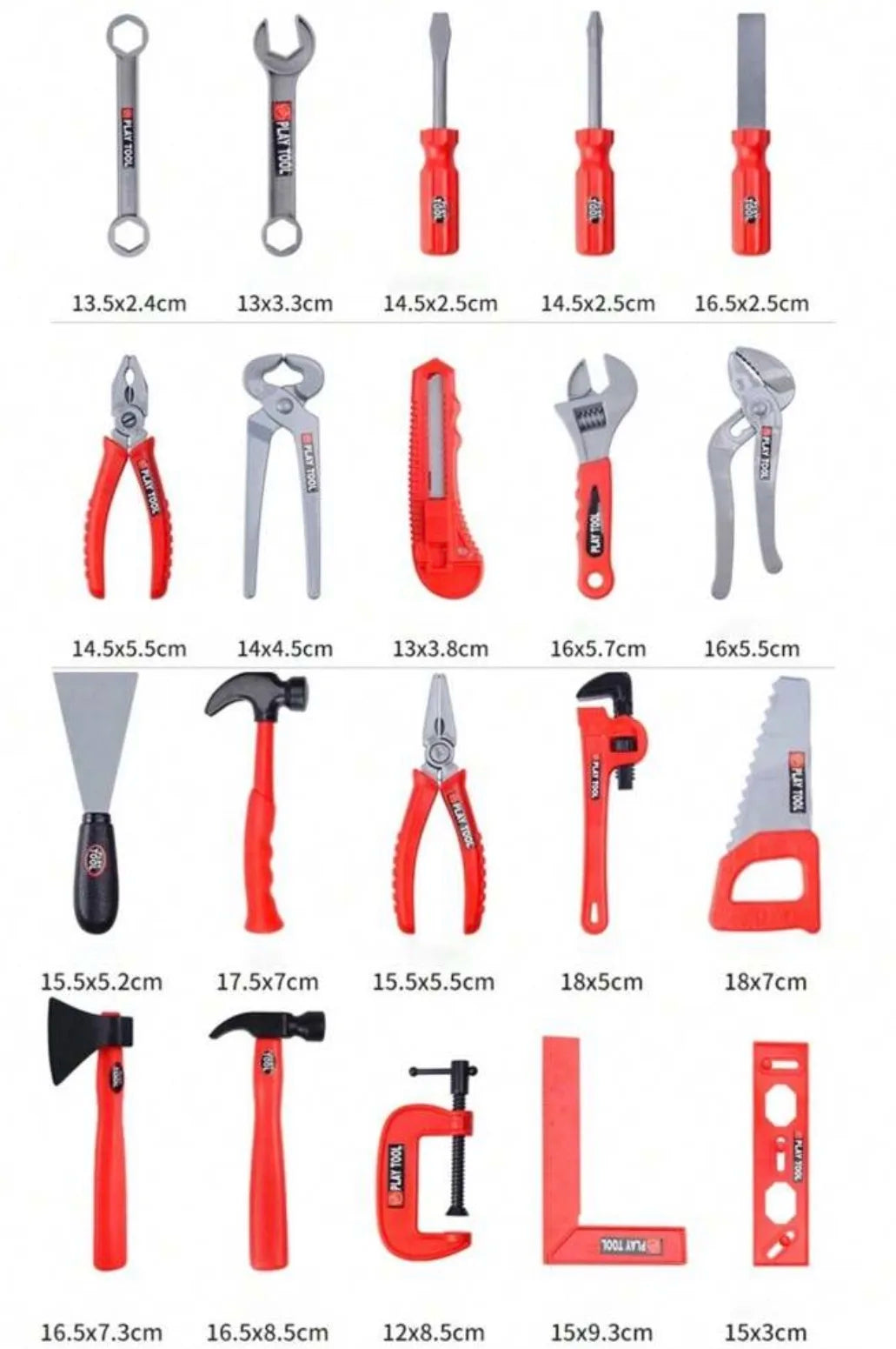 Kids Tools Set Toys 68/55/41/38  Simulated Repair Tool Set Pretend PlayEngineer Plastic Construction Toys Toddler Kids Boys Gift