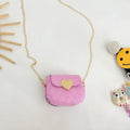 Cute Little Girls Mini Shoulder Bag for Kids Fashion Coin Purse Small Handbags Lovely Patent Leather Children's Messenger Bags
