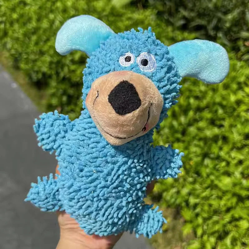 Dog Toy Squeaky Pet Chew Toy Durable Teething Molar Puppy Self Entertainment Interactive Stuffed Doll For Small Medium Dogs