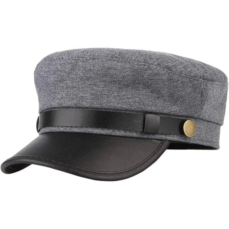Chauffeur Hat for Men Women, Classic Vintage Captain Hat Newsboy Cap Costume Hats