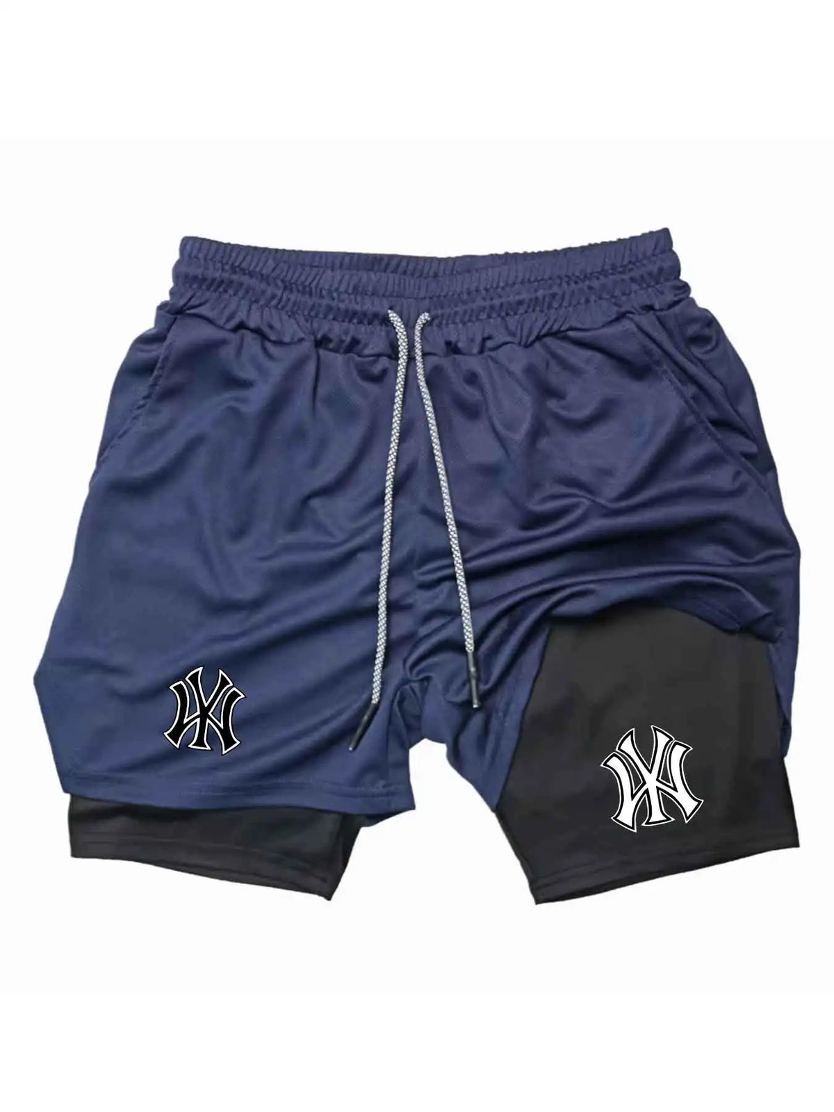 Men's sports shorts, printed sports pants basketball, quick drying, muscle, fitness