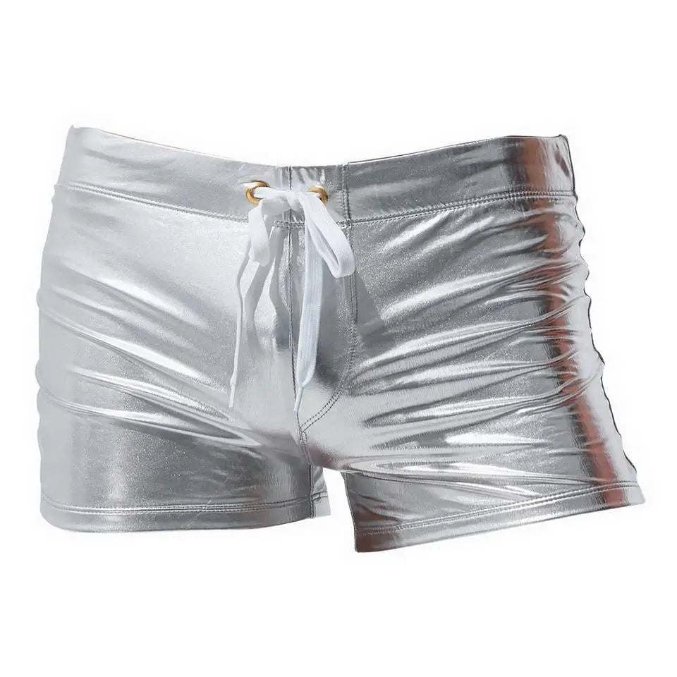 GANYANR Swimwear Men Swim Briefs Gay Swimsuit Sexy Swimming Trunks Beach Shorts Homens Bikini boardshorts quick dry surf wear