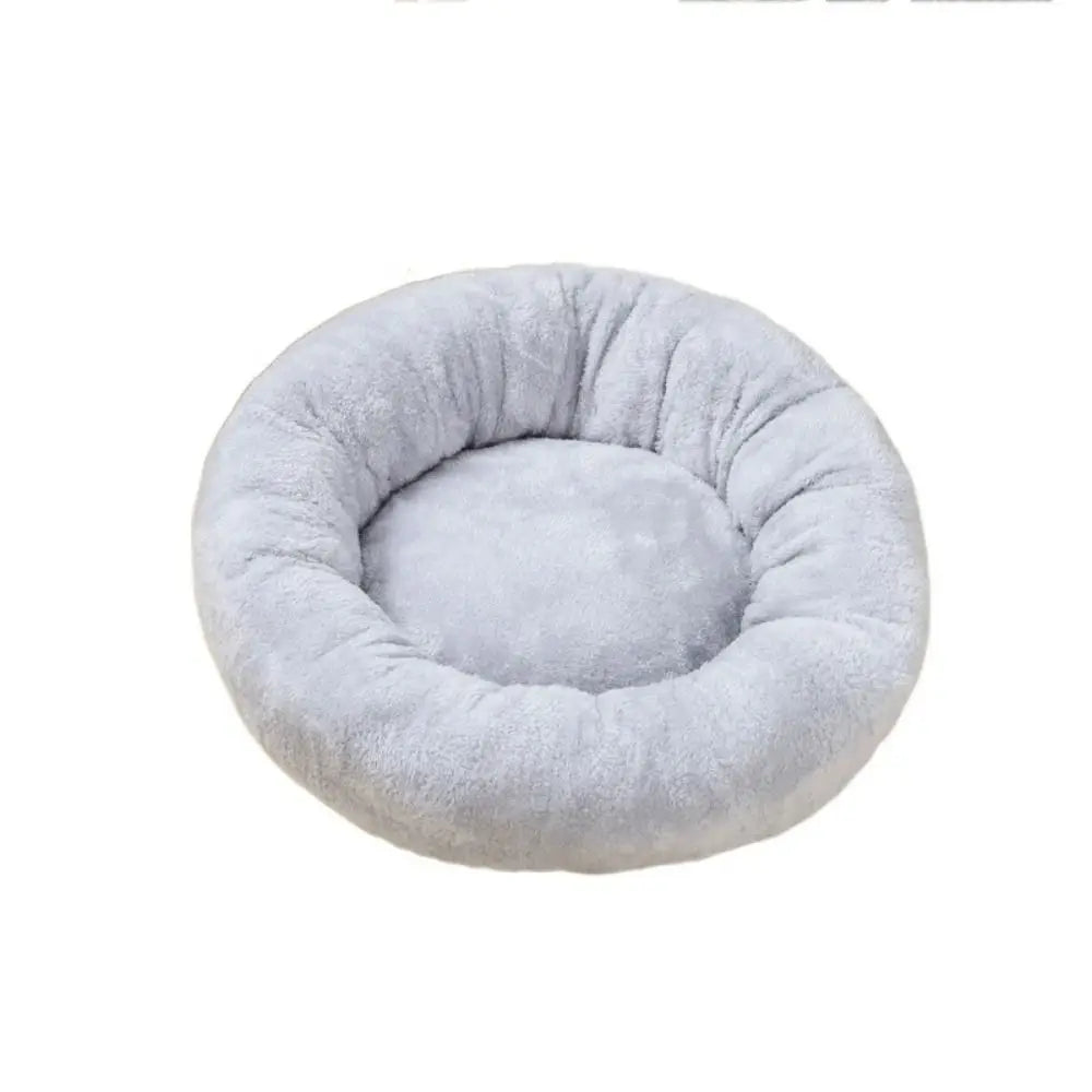 Pet Bed Comfortable Donut Round Dog Kennel Soft Washable Dog Cat Cushion Bed Warm Puppy Kitten House