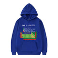 Funny Periodic Table“Can I Lick It? Chemistry Print Hoodie Men Women Casual Hoodies Long Sleeves Hip Hop Vintage Sweatshirts Top