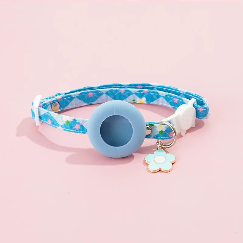 Pet Collar with AirTag Protective Case Anti-lost Outdoor Park Dog Cat GPS Tracker Install Supported Necklace Pet Accessories
