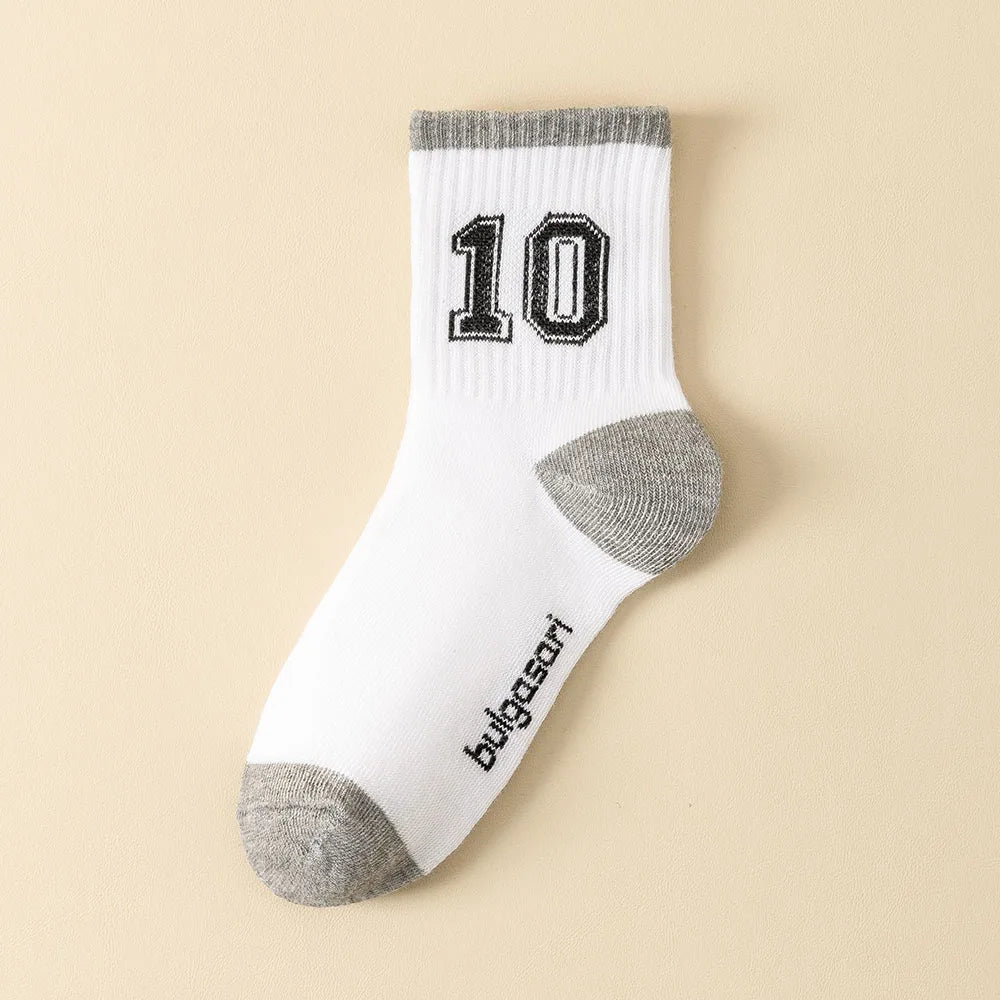 3 Pairs Kids Socks Basketball Football Training Socks Four Seasons School Socks Breathable Soft Sports Socks for Boys and Girls