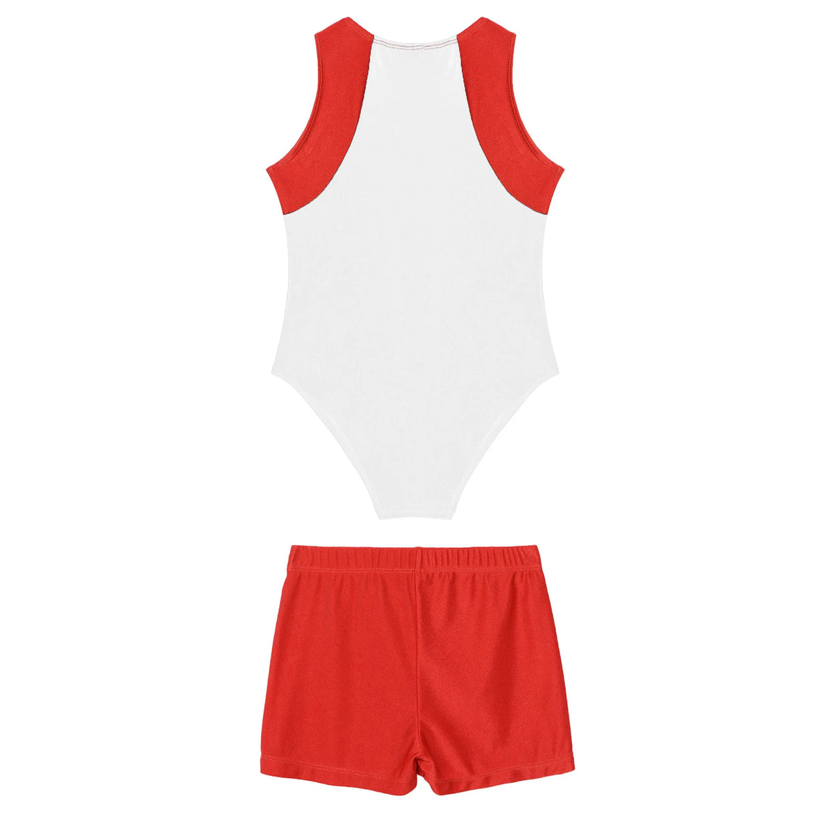 Kids Boys Sports Dance Outfits Gymnastics Leotards with Shorts Fitness Suit Stretchy Bodysuit Sportswear Gym Training Sport Sets