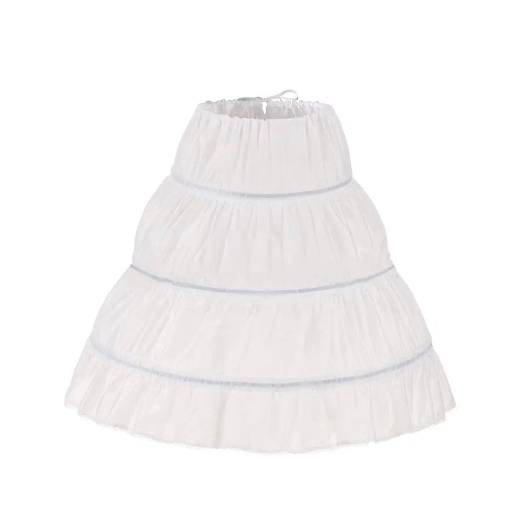 Kid White Peach Costume Princess Costume Plumber Adventure Girls Cosplay Apparel Halloween Video Game Victory Bonus Lolita Dress