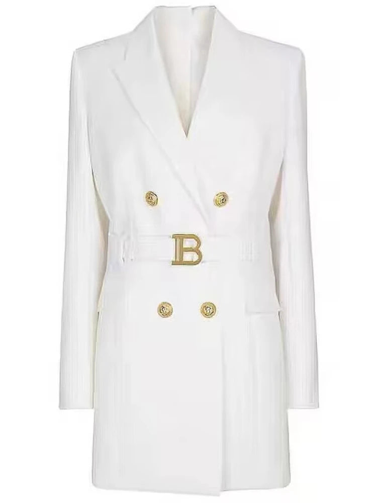 New in Spring Autumn Women‘s Fashion Jacket Women Geometric Elegant Dress Coats Lady Women Slim Office Blazer Women Clothing