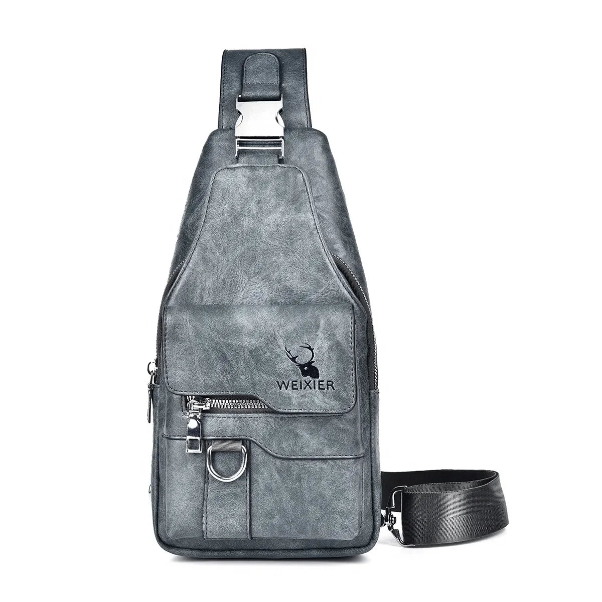 2026 Hot Men's Bag Fashion Messenger Bags Large Capacity Luxury Designer Chest Bags Retro Single Shoulder Crossbody Backpacks