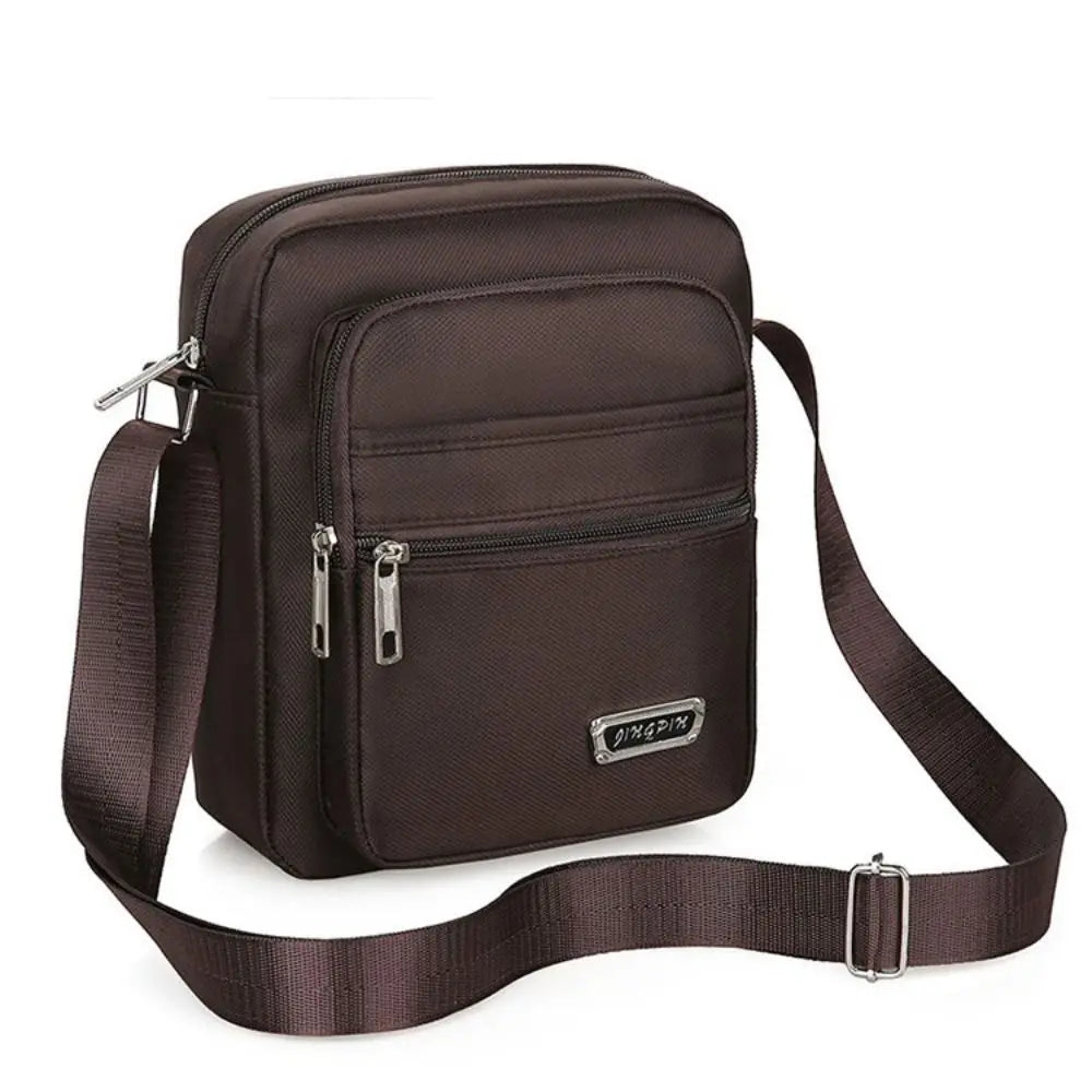 Men Crossbody Bags Male Nylon Shoulder Bags Boy Messenger Bags Man Handbags for Travel Casual Large Satchel Grey