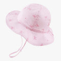 2026 Kids Girl Hats Summer Print Children Sun Hat for Girls Beach Travel Baby Cap Children Panama Cap 2-6Y