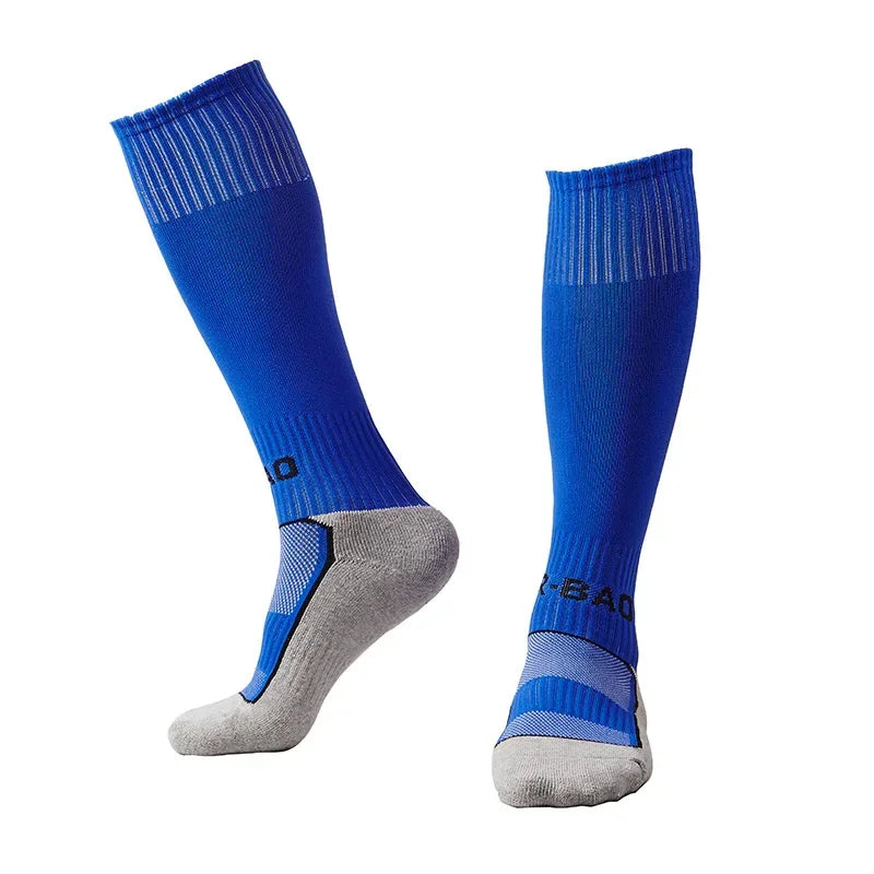 Kids Soccer Socks Boys Girls Knee High Long Sport Compression Football Socks Youth Big Children 3-7 8-13 Years Old