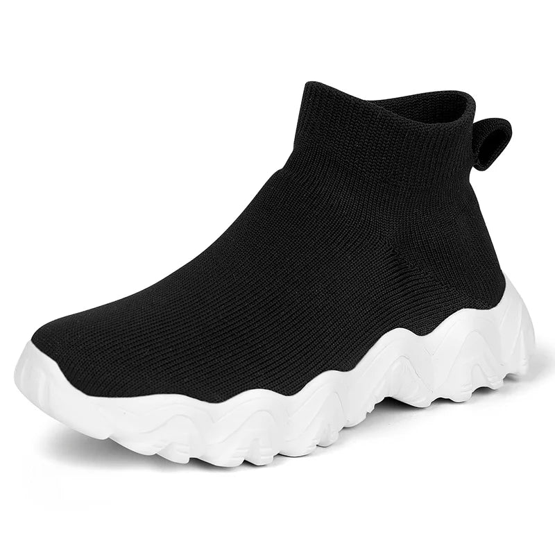 2025 Kids Fashion Sneakers For Boys Girls Tennis Shoes Breathable Sports Running Shoes Children Casual knitting Running Shoes