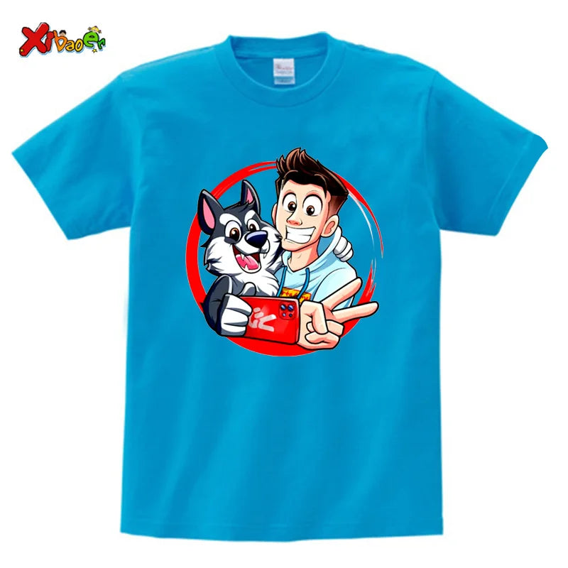Kids Shirt Teen Boys Shirts Youth Toddler Tee T Shirt for Kids Boy 10 Years Children Clothes Outfit Girl T-shirts Child Clothing