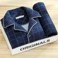New Men Spring Autumn Long-sleeve Pants Pajamas Boy Student Homewear Man Casual Home Outfit Set Gent Sportswear Set Worn Outside