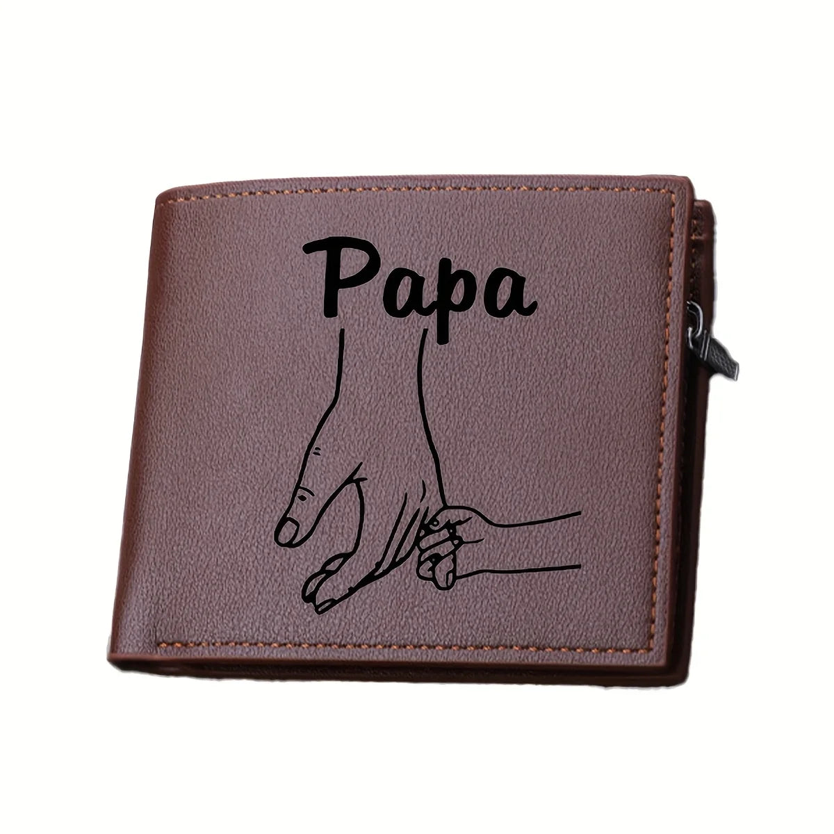 Customized Name Wallets for Men Fashion Leather Card Holder Personalized Name Purse Father's Day Gifts From Wife Daughter Son