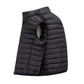 Men' Sleeveless Vest Jackets Winter Fashion Male Cotton-Padded Vest Coats Men Stand Collar Warm Waistcoats Clothing