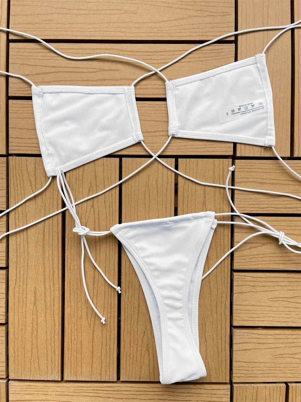 Micro String Extreme Bikini Sexy Backless Y2K Swimsuit Bandage Swimwear Women Two Piece Beach Outfit Bikinis Tangas Bathing Suit