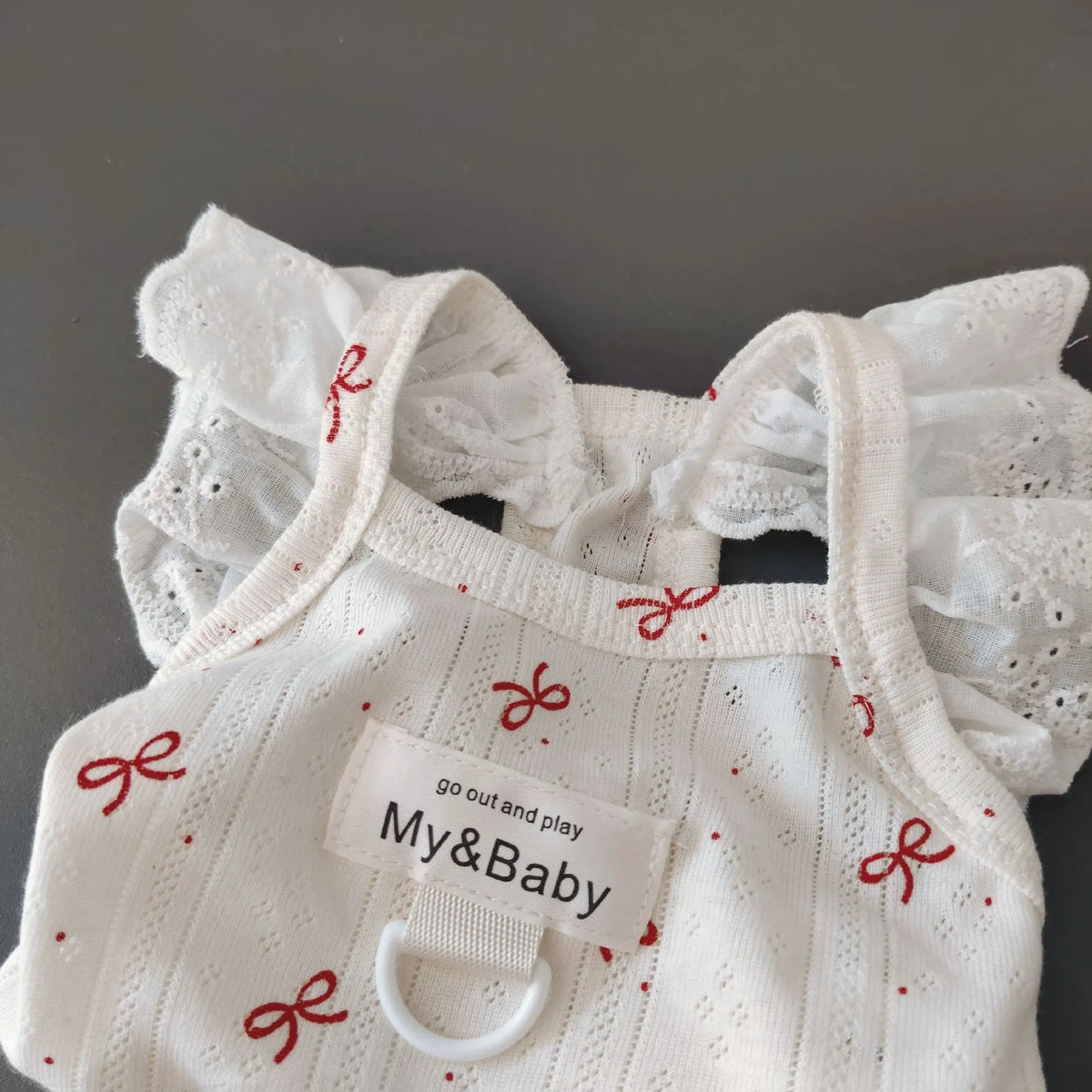 Pet Air Conditioning Clothes Dog Cat Summer Vest Floral Flying Sleeves Wrapped Belly Clothing Schnauzer Cherry T-shirt