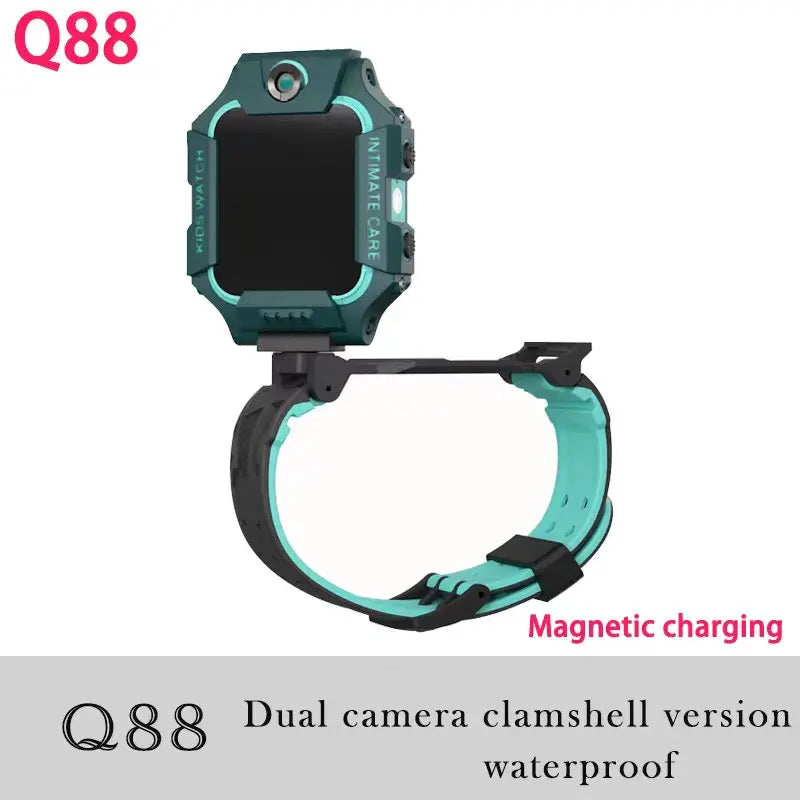 2025 Kids Smart Watch Waterproof SOS Antil-Lost Phone Watch SIM Card Location Tracker Child Smartwatch Kids Gift For IOS Android