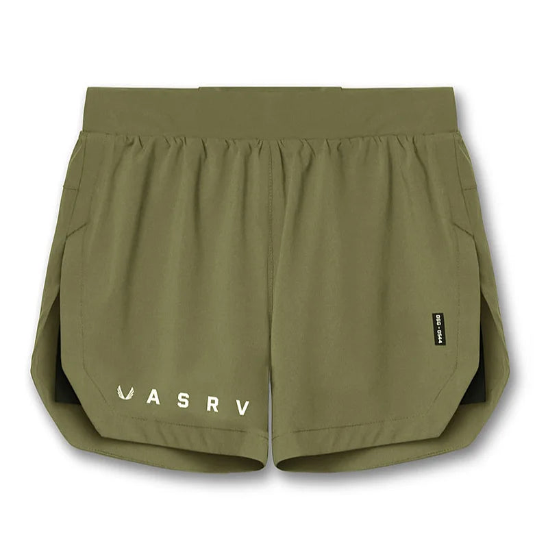 Men's Gym 2 In 1 Jogging Sportswear Beach Sport Shorts Man Quick Drying Running Shorts Workout Exercise Shorts Fitness Sweatpant