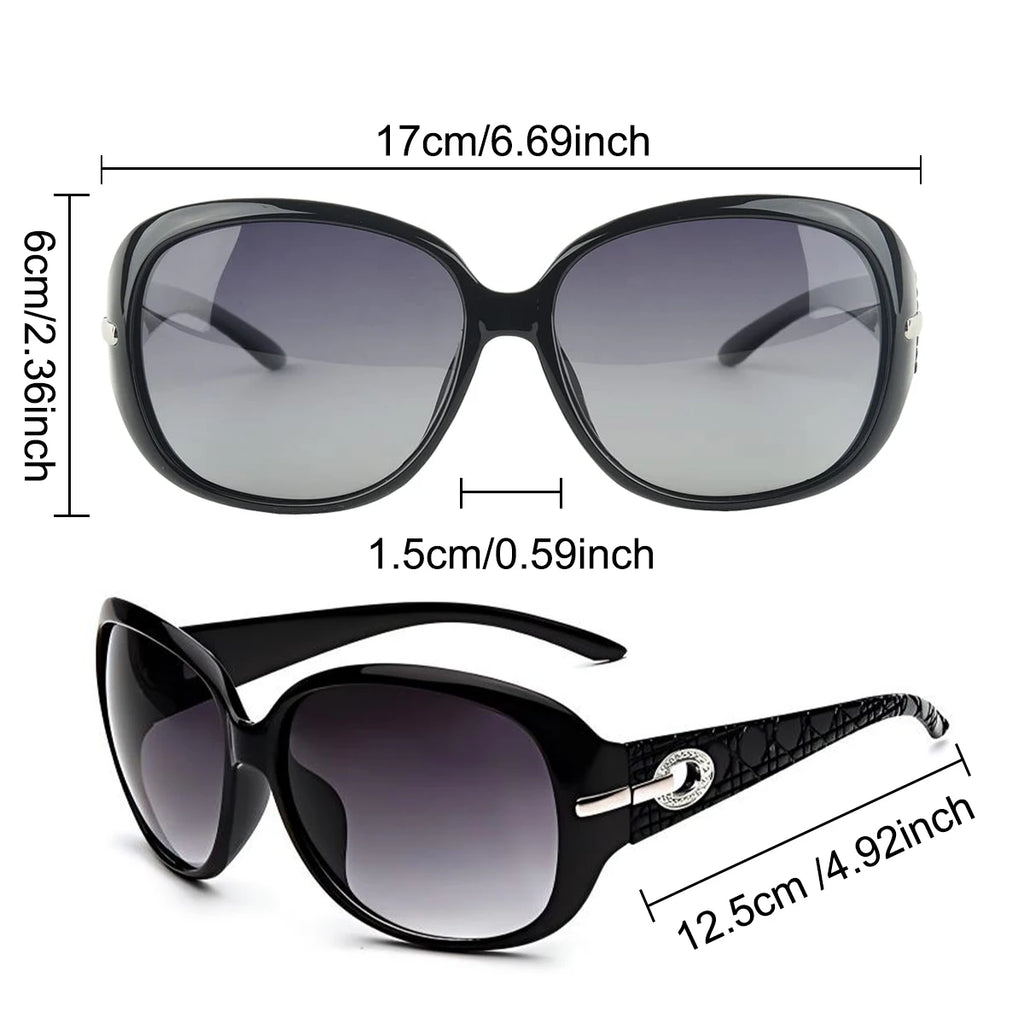 Trendy Sunglasses Women Polarized Sunglasses Oversized Ladies Sun Glasses Female Eyewear S09