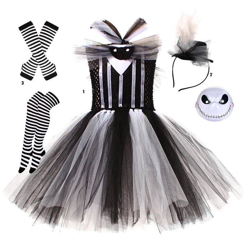 Kids Girls Tutu Dresss Halloween Cosplay Costume Carnival Party Boy Costume Witch Fancy Clothes Halloween Gifts for Children