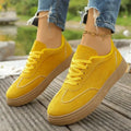 Women's Sneakers Retro Fashionable Breathable Running Canvas Casual Shoes Spring and Autumn Round Toe Red Women's Flat Sneakers