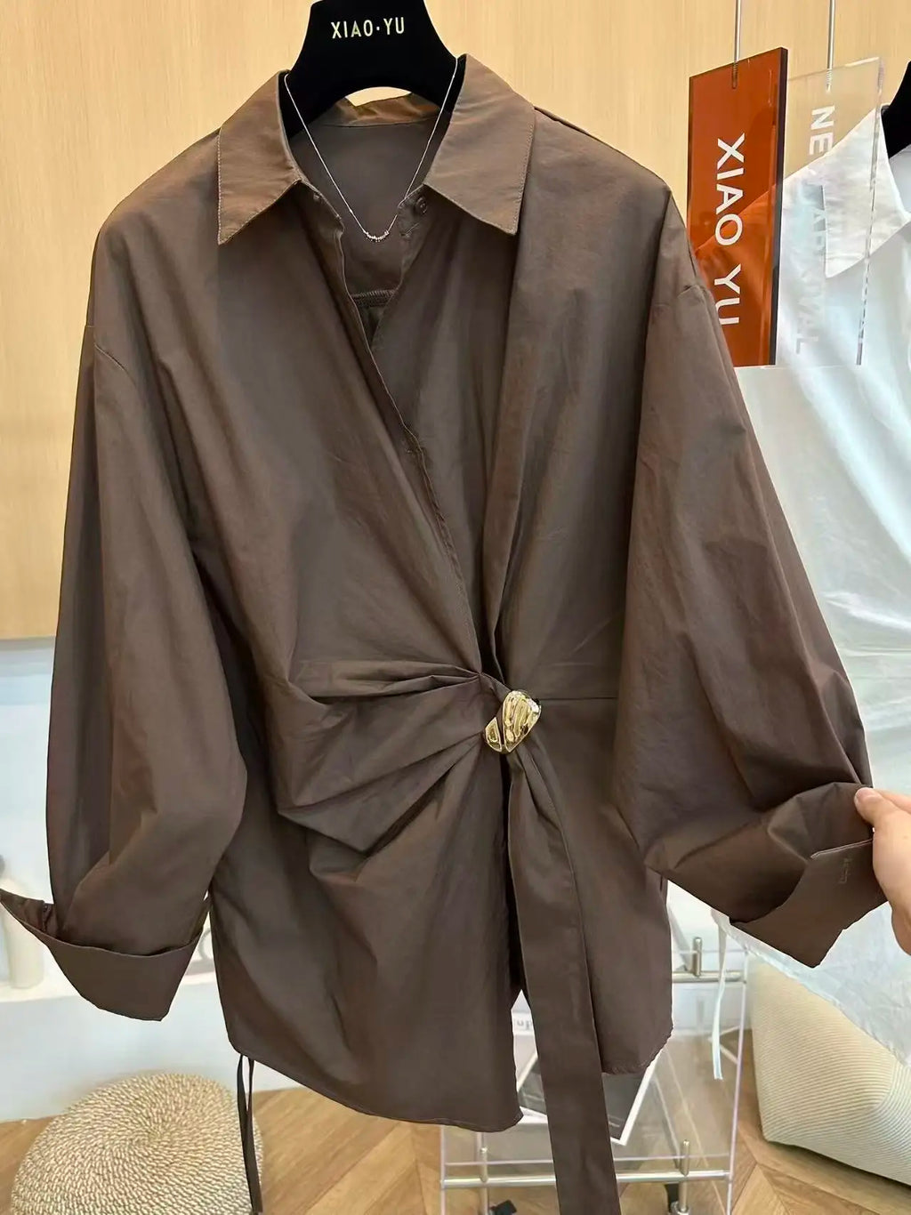 New In 2025 Autumn Office Lady Elegant Cotton Shirts and Blouses For Women Long Sleeve Top Blusas Women's Luxury Shirt Tops
