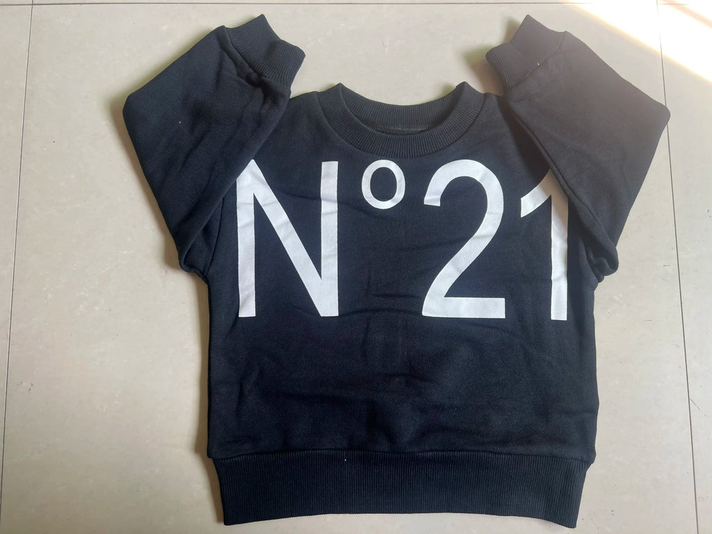 kids sweatshirts aw26 boys girls cute print long sleeve  princess sweater dress clothing sets