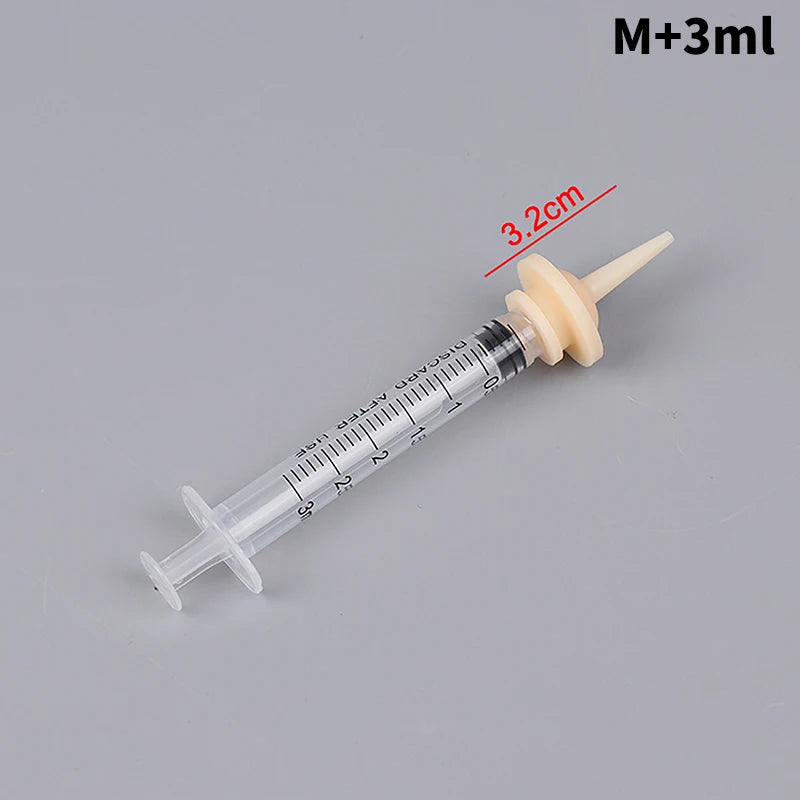 Pet Feeding Nipple For Puppy Dog Cat Hamster Feeding Pacifier Medicine Feeding Oral Syringe With Silicone Nipple Feeder