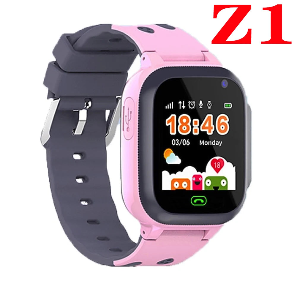 2025 Kids Smart Watch Waterproof SOS Antil-Lost Phone Watch SIM Card Location Tracker Child Smartwatch Kids Gift For IOS Android
