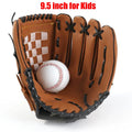 Baseball Softball Training Glove - Left Hand Catcher Practice Equipment for Kids Youth Adults Outdoor Sports Gear