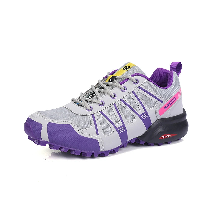 Women's Hiking Shoes Waterproof Outdoor Sports Shoes Women's Walking Travel Sports Shoes Bicycle Sports Shoes Running Shoes