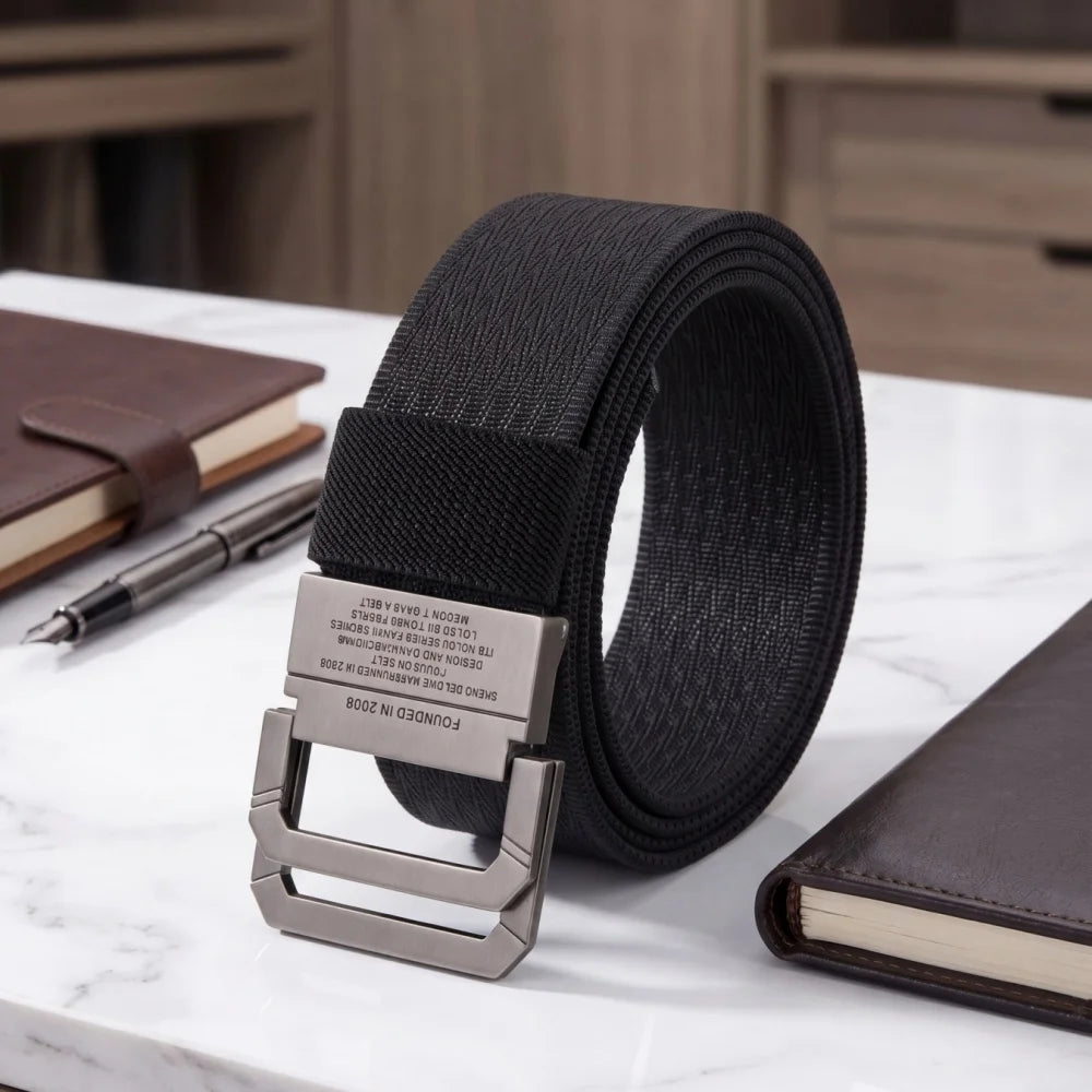 Men Belts Automatic Buckle Metal Webbing Belts for Men Canvas Nylon High Quality Strap Casual Sports Belt
