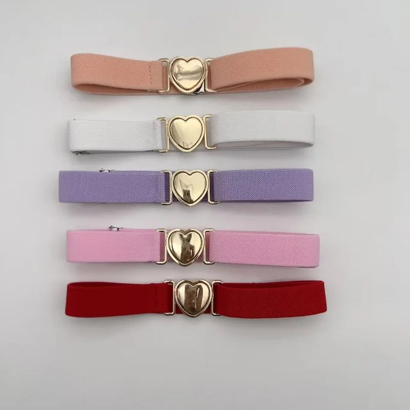 Children's Belt Girls Decoration with Skirt, Elastic Band Adjustable Elastic Youth Belt