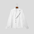 INCERUN Men Blazer Mesh Patchwork Lapel Long Sleeve See Through Male Suit Streetwear Sexy Button 2026 Fashion Casual Thin Coats