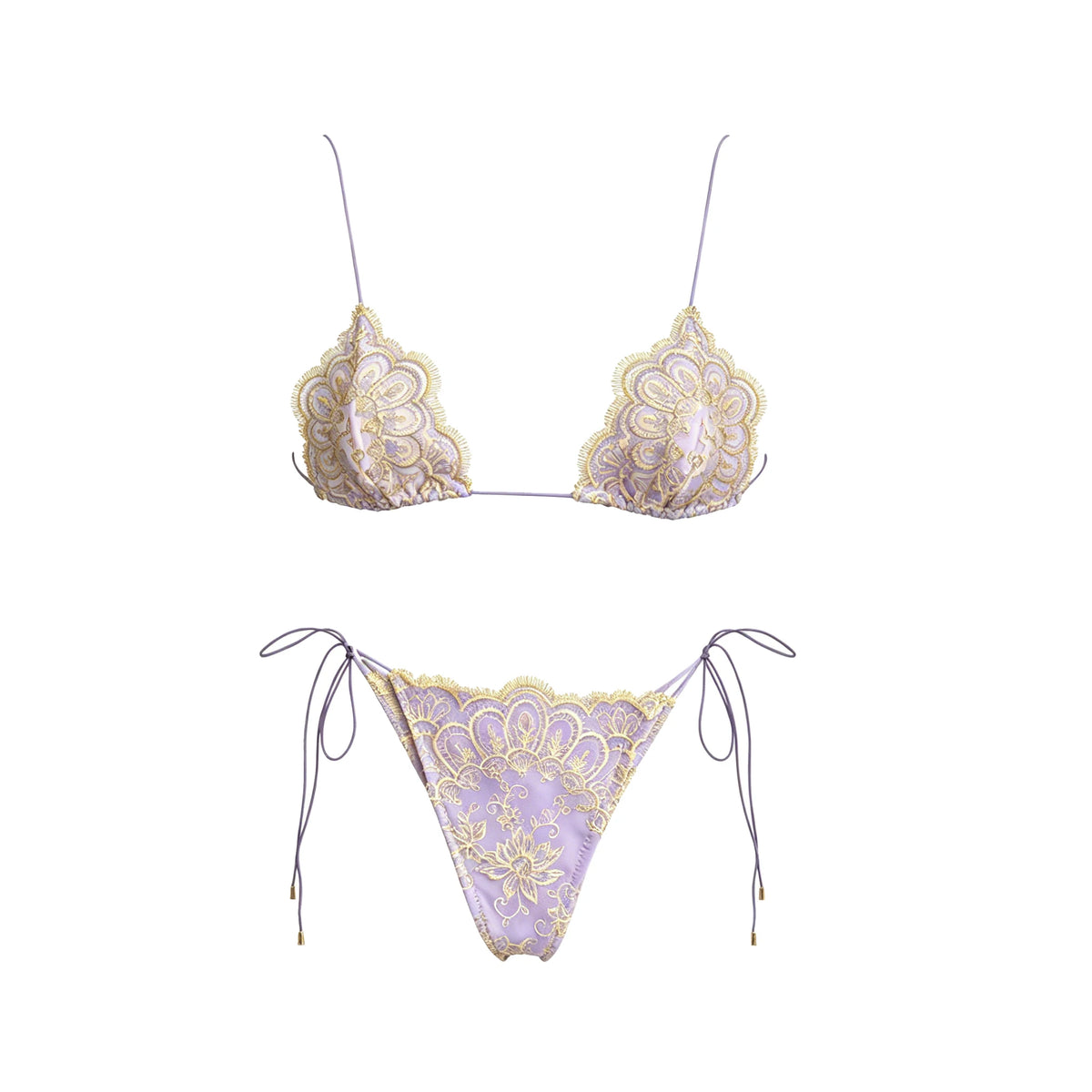 Mesh Bikini with Pants Swimsuit Brazilan Bikini Set Swimwear for Women Lace Halter Shirring 3 Pcs Bathing Suits Summer Female