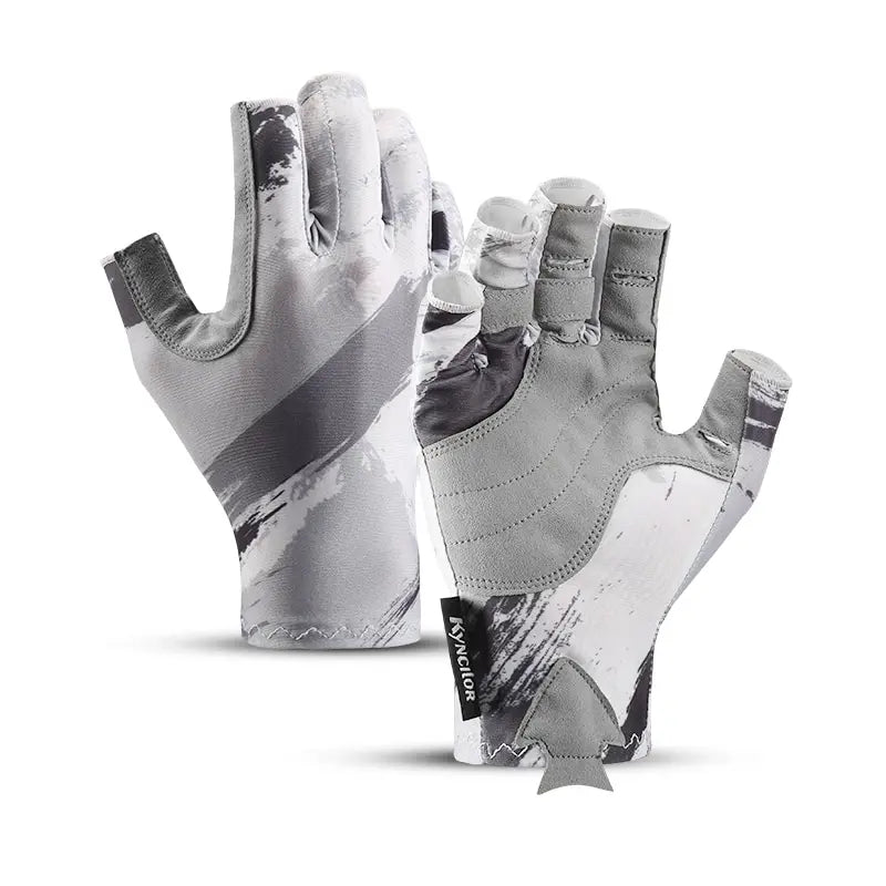 Fishing Gloves Men Women Half-finger Non-slip UV Protection Lightweight Breathable Outdoor Sport Equipment Angling Sailing Glove