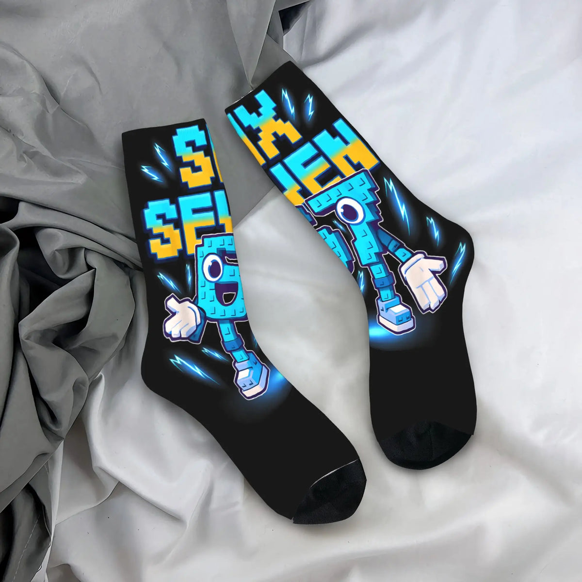 Adults Men Socks Meme 67 Six Seven 6 7 Italian Brainrot  Stockings Winter Novelty Warm Soft Socks Sports Anti Bacterial Socks