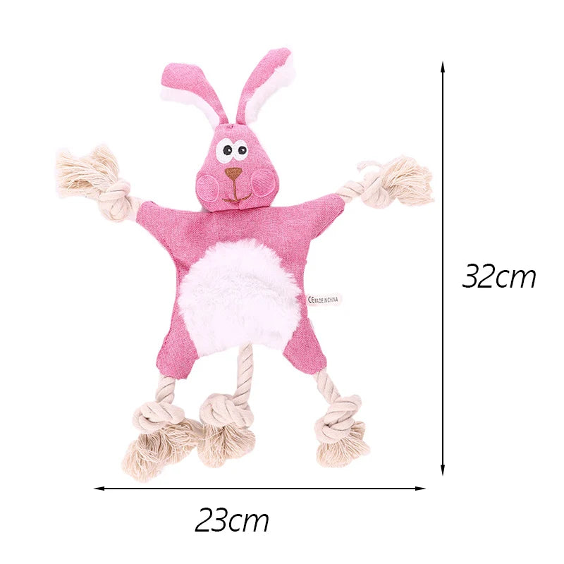 No Stuffed Squeaky Pet Toys for Small Medium Dogs Animals Shape with Knot Puppy Dog Chew Toy Chihuahua Pug Juguetes Para Perro